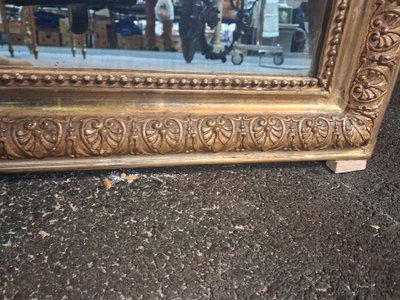 Miroir Louis Philippe à fronton 120 x 69
