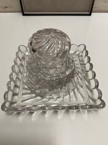 TINTENFASS AUS BACCARAT-KRISTALL