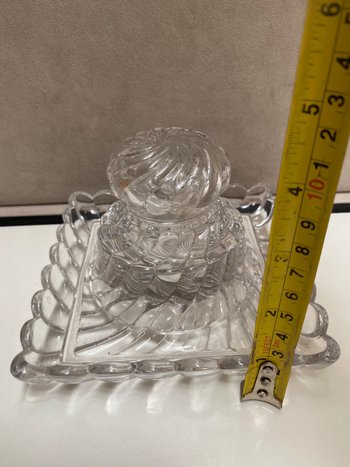 TINTENFASS AUS BACCARAT-KRISTALL