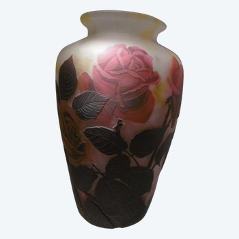 Vase Aux Roses Muller Fréres Luneville