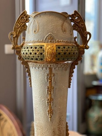 Amphora Large Art Nouveau Vase