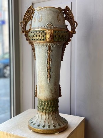 Amphora Large Art Nouveau Vase