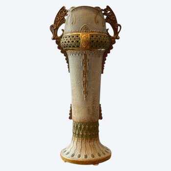 Amphora Large Art Nouveau Vase