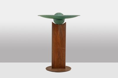 Tom Torrens. Fontaine en corten et cuivre oxydé. Années 1990. LS6709306