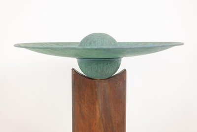 Tom Torrens. Fontaine en corten et cuivre oxydé. Années 1990. LS6709306