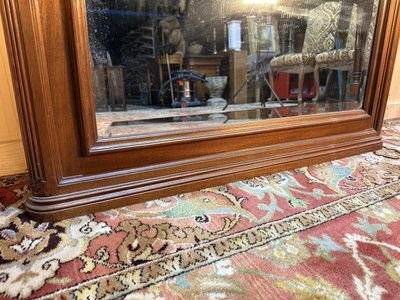 Grande specchio in noce periodo Art Déco