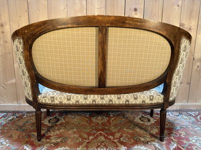 Canapé - Banquette de style Louis XVI