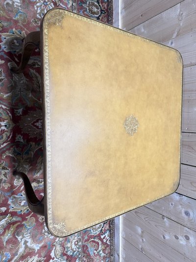 Louis XV style leather games table