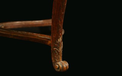 Regency cane armchair 18th century
