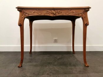 Edouard Colonna table Art Nouveau "Aux Iris"