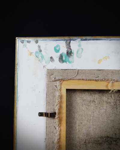 Ritratto ad olio su tela ispirato ad Albaydé di Cabanel, firmato Darmont, 78x68