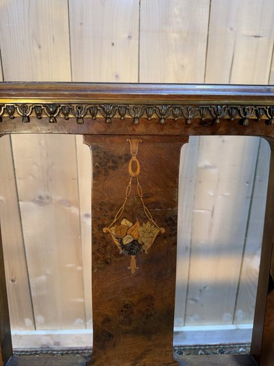 Pair of period Art Deco armchairs in canework