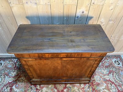 Comptoir de magasin en noyer époque Louis Philippe