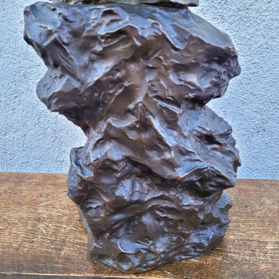 E Villanis, Mélodie, H76cm, bronze signé, XIXème siècle