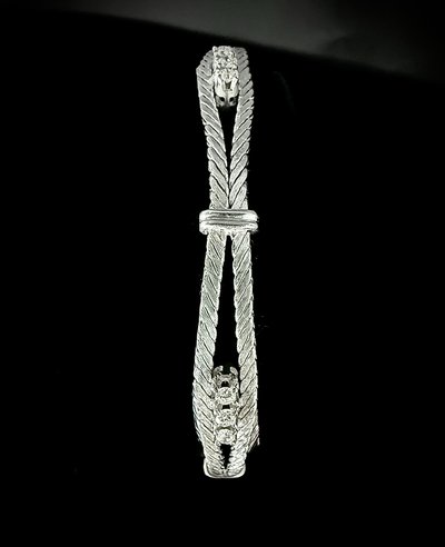Bracciale in oro bianco da 0,75 carati