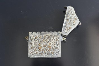 Porta Corano in ottone e argento del XIX secolo