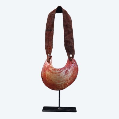 Kina Tauschmünze, Papua Neuguinea, Premier Art, Ozeanische Kunst, Tribal Halskette, 43 cm