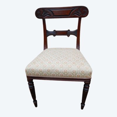 Sechs Stühle Louis-Philippe Epoche aus Mahagoni