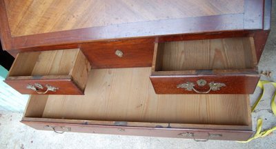 Bureau à Pente époque Louis XVI Noyer 18e Siècle