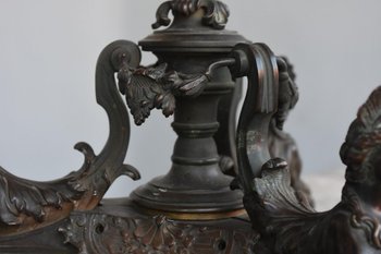 Paire De Candélabres d'Aprés Un Modèle d'André Charles Boulle Ep XIXéme