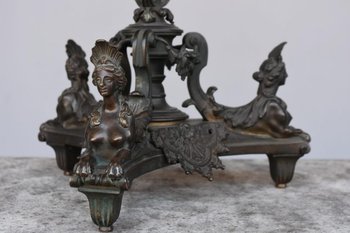 Paire De Candélabres d'Aprés Un Modèle d'André Charles Boulle Ep XIXéme