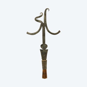 CEREMONIAL SHORT SWORD Culture Konda, Democratic Republic of Congo First half of the 20th century