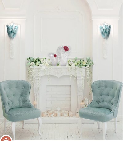 Daum passion red rose vase