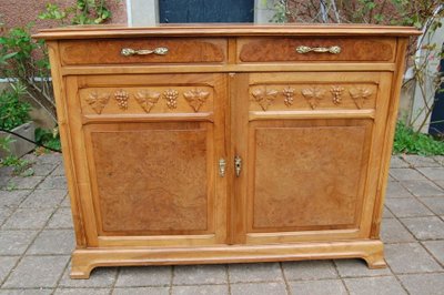 Credenza in noce in stile Art Nouveau, circa 1900