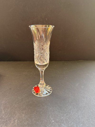 6 champagne flutes - Cristal de Lorraine
