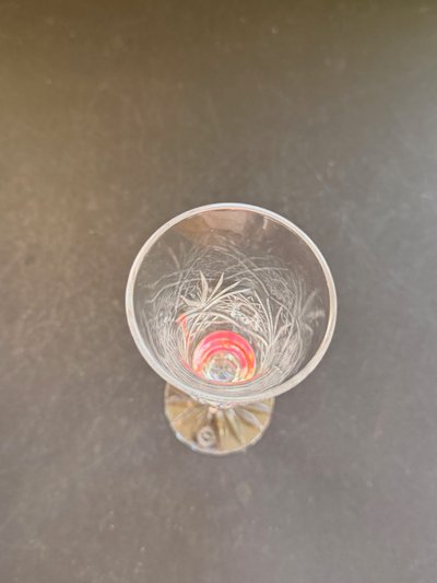 6 champagne flutes - Cristal de Lorraine