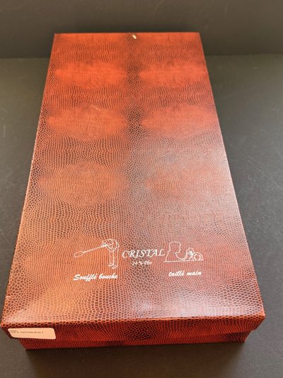 6 champagne flutes - Cristal de Lorraine