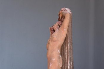 Statue De Jeune Femme  Art Nouveau Par Bernard Callie