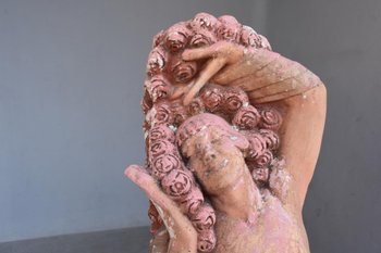 Statue De Jeune Femme  Art Nouveau Par Bernard Callie