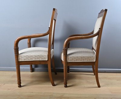 Paar Fauteuils, Epoche Empire - Anfang 19.
