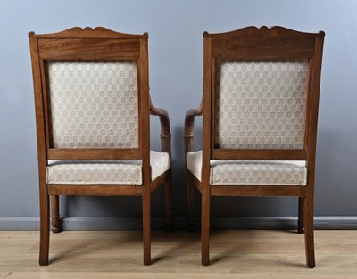 Paar Fauteuils, Epoche Empire - Anfang 19.