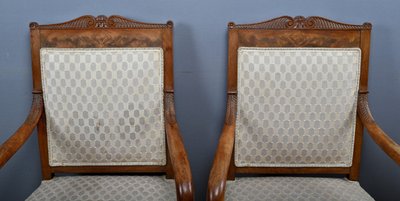 Paar Fauteuils, Epoche Empire - Anfang 19.