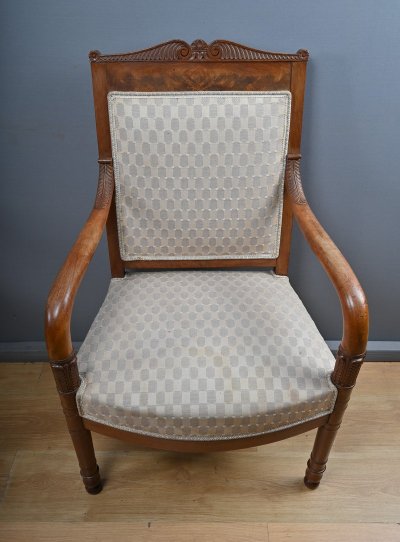 Paar Fauteuils, Epoche Empire - Anfang 19.
