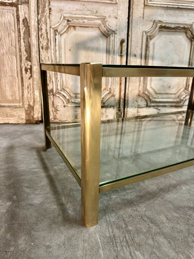 Table basse en bronze design attribué à J.QUINET