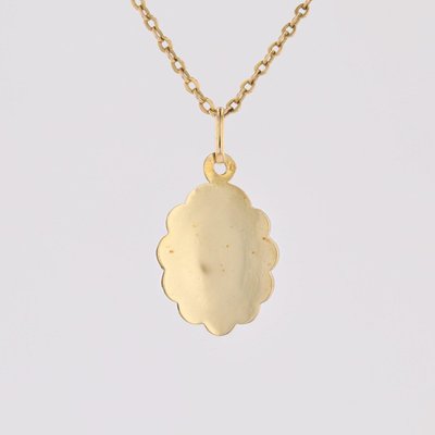 Antike Kelchmedaille aus Gelbgold