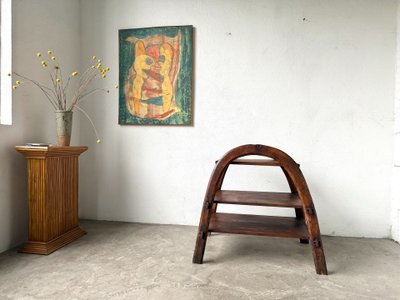 Brutalist Solid Wood Shelf
