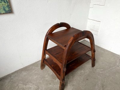 Brutalist Solid Wood Shelf
