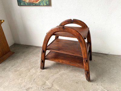 Brutalist Solid Wood Shelf