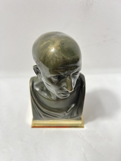 Buste de CICERON en bronze a patine brune XX siècle
