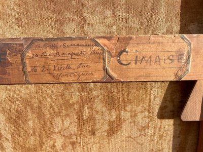 Théodore Jacques Ralli Huile sur toile signée vue de rue