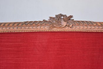             Three Piece Salon 1900 Mahogany Louis XVI Style