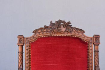             Three Piece Salon 1900 Mahogany Louis XVI Style