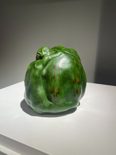Rupert Carabin, Femme à la courge, Céramique Art Nouveau