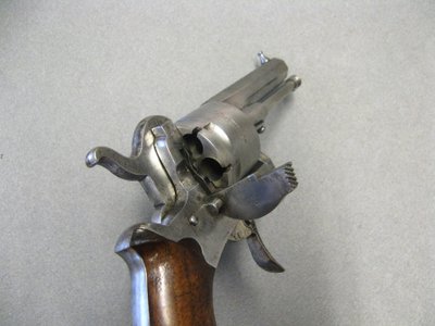 9mm Pinfire Revolver The American Guardian 1875. 