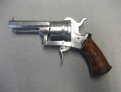 9mm Pinfire Revolver The American Guardian 1875. 