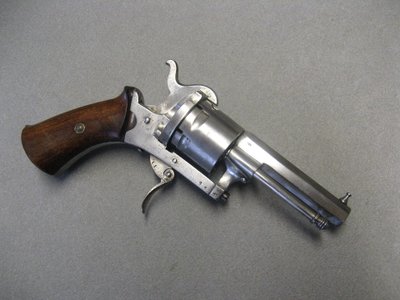 9mm Pinfire Revolver The American Guardian 1875. 